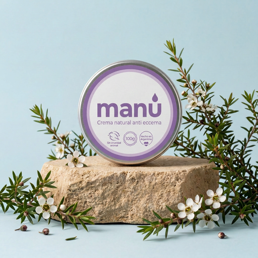 Crema natural MANÚ ® Anti Eczema 100 g