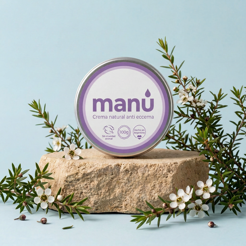 Crema natural MANÚ ® Anti Eczema 100 g