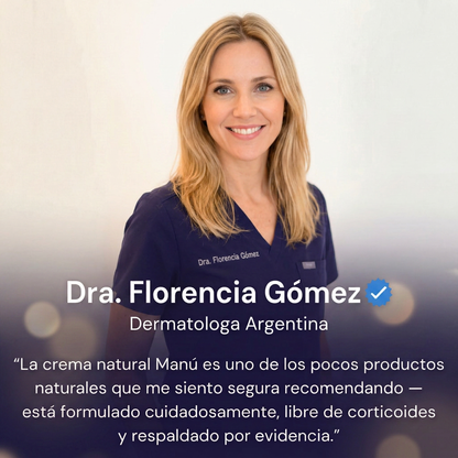 Crema natural MANÚ ® Anti Eczema 100 g